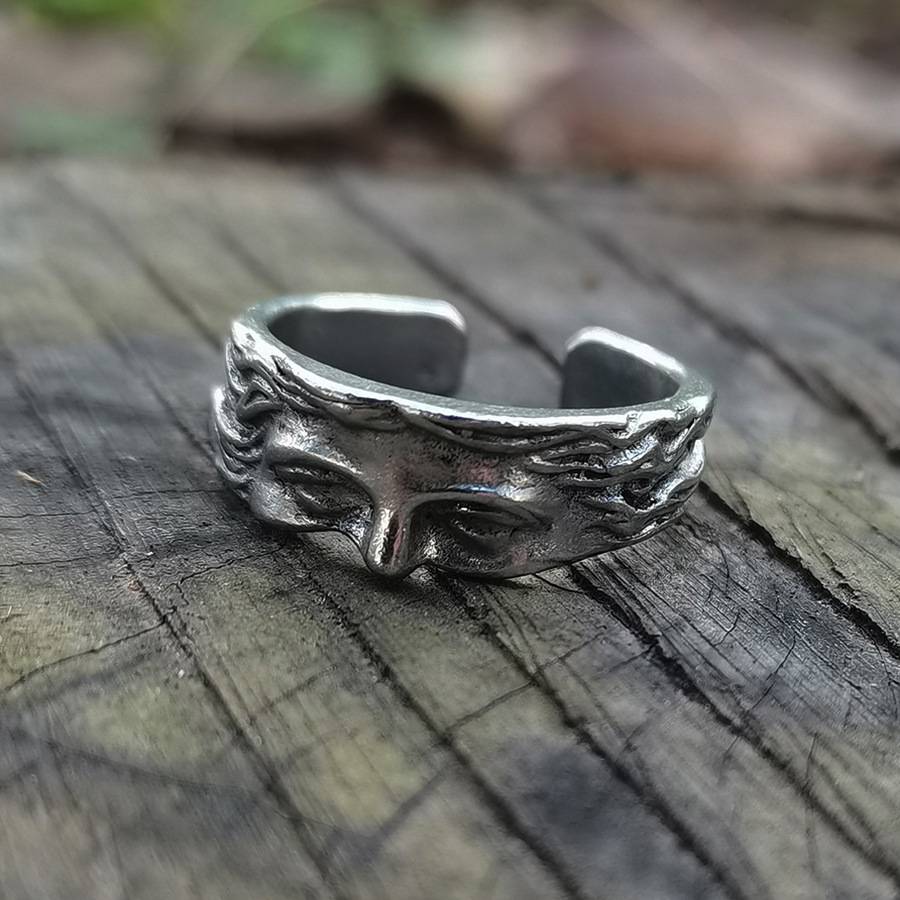 Vintage Open Face Retro Helmet - 2026 Creative Venus Half Mask Ring