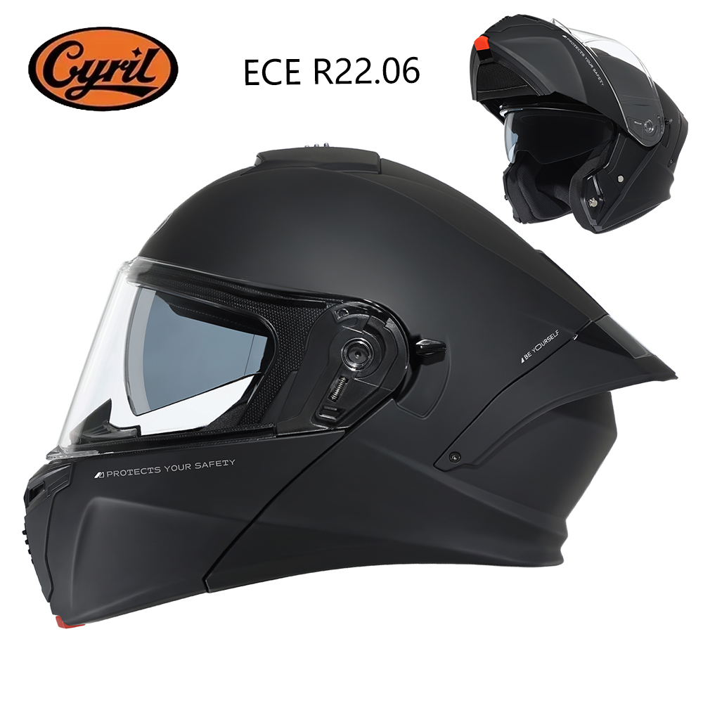 Modular Flip Up Motorcycle Helmet Dot Approved - CYRIL Modular Helmet Motorcycle Approved ECE