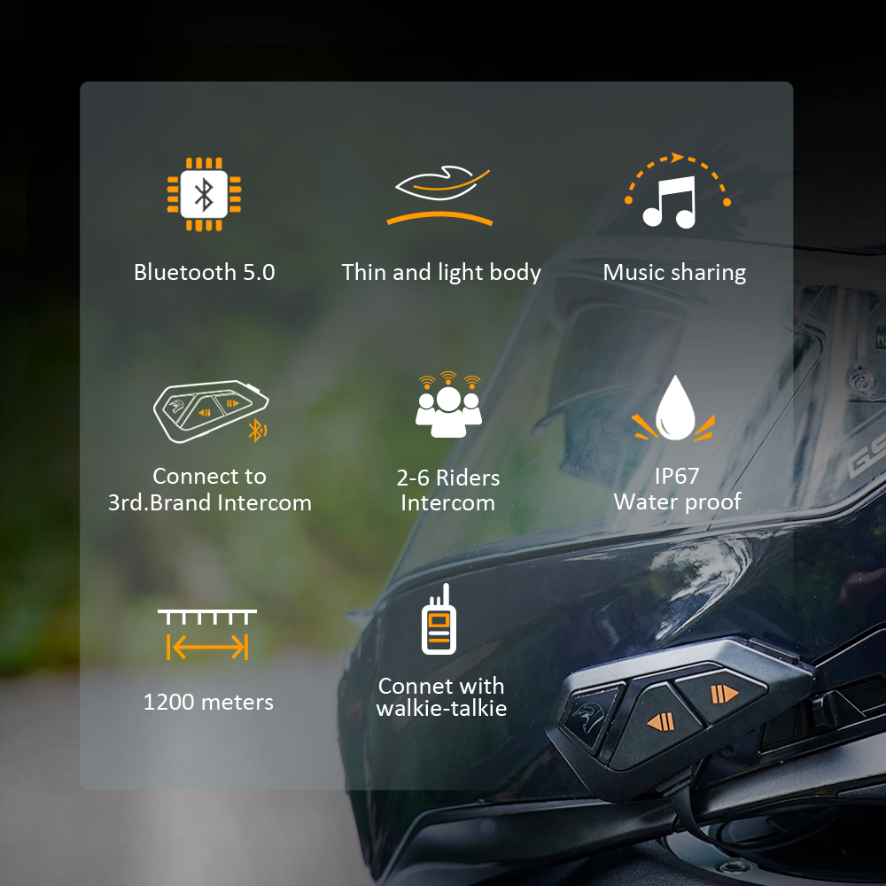 FreedConn Xe Máy Liên Lạc Nội  - đánh giá và giá Universal Motorcycle Helmet Intercom Headset