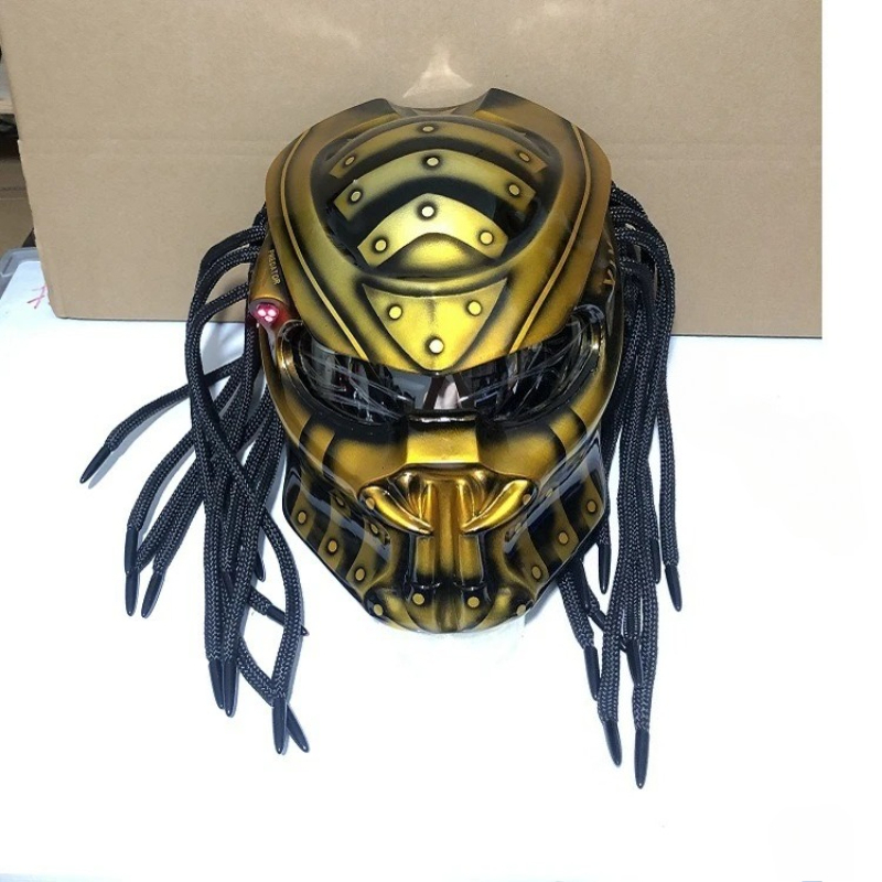 Racing Predator Warrior Full F - đánh giá và giá Custom Predator Motorcycle Helmet