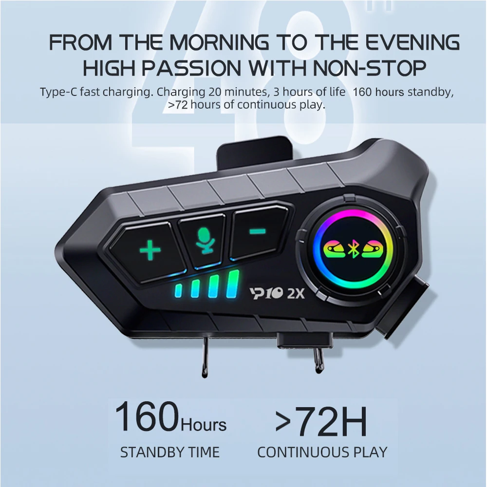 Y10 2x Motorcycle Intercom Blu - đánh giá và giá Universal Motorcycle Helmet Intercom Headset
