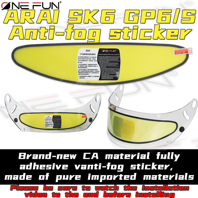 SK6 Anti Fog Visor for SK6/GP6 - đánh giá và giá Motorcycle Helmet Anti Fog Pinlock Shield